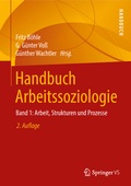 Cover: Handbuch Arbeitssoziologie - Springer VS