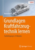 Cover: Grundlagen Kraftfahrzeugtechnik lernen - Springer Vieweg