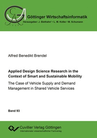 Abbildung von: Applied Design Science Research in the Context of Smart and Sustainable Mobility - Cuvillier Verlag