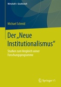 Cover: Der "Neue Institutionalismus" - Springer VS