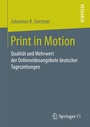 Cover: Print in Motion - Springer VS