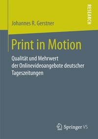 Abbildung von: Print in Motion - Springer VS