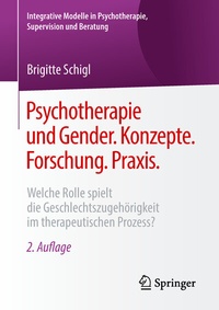 Abbildung von: Psychotherapie und Gender. Konzepte. Forschung. Praxis. - Springer