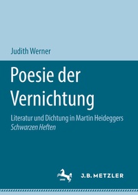 Abbildung von: Poesie der Vernichtung - J.B. Metzler