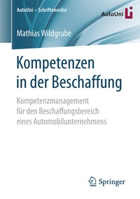 Abbildung von: Kompetenzen in der Beschaffung - Springer
