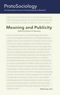 Cover: Meaning and Publicity - BoD - Books on Demand