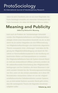 Enlarge image Cover: Meaning and Publicity - BoD - Books on Demand