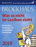 Cover: Brockhaus Was so nicht im Lexikon steht - Kalender 2019 - Athesia Kalenderverlag GmbH