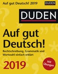 Cover: Duden Auf gut Deutsch! - Kalender 2019 - Harenberg
