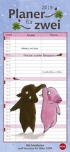 Cover: Rosalie & Tr&uuml;ffel Planer f&uuml;r zwei - Kalender 2019 - Heye