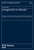 Cover: Energierecht im Wandel - Nomos