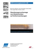 Cover: Standmengenvorhersage von Gleitschichten auf Umformwerkzeugen - Europ&auml;ische Forschungsgesellschaft f&uuml;r Blechverarbeitung e.V. (EFB)