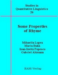 Enlarge image Cover: Studies in Quantitative Linguistics 26 - RAM-Verlag