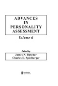 Cover: Advances in Personality Assessment - Lawrence Erlbaum Associates Inc