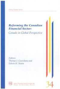 Enlarge image Cover: Reforming the Canadian Financial Sector - McGill-Queen's University Press