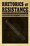 Cover: Rhetorics of Resistance - University of Pittsburgh Press