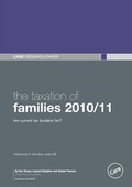Cover: The Taxation of Families 2010/11 - CARE