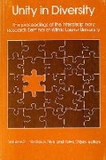 Cover: Unity in Diversity - Wilfrid Laurier University Press