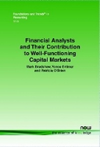 Enlarge image Cover: Financial Analysts and Their Contribution to Well-Functioning Capital Markets - now publishers Inc