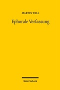 Cover: Ephorale Verfassung - Mohr Siebeck