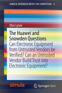 Abbildung von: The Huawei and Snowden Questions - Springer