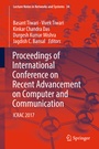 Cover: Proceedings of International Conference on Recent Advancement on Computer and Communication - Springer
