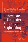 Cover: Innovations in Computer Science and Engineering - Springer