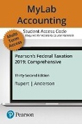 Cover: Mylab Accounting with Pearson Etext -- Access Card -- For Pearson's Federal Taxation 2019 Comprehensive - Pearson