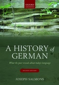 Cover: A History of German - Oxford University Press