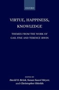 Cover: Virtue, Happiness, Knowledge - Oxford University Press