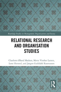 Abbildung von: Relational Research and Organisation Studies - Routledge