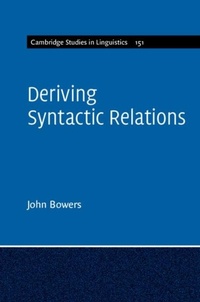Enlarge image Cover: Deriving Syntactic Relations - Cambridge University Press