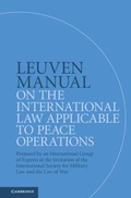 Cover: Leuven Manual on the International Law Applicable to Peace Operations - Cambridge University Press