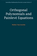 Cover: Orthogonal Polynomials and Painleve Equations - Cambridge University Press