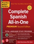 Cover: Practice Makes Perfect: Complete Spanish All-in-One, Premium Second Edition - McGraw-Hill Education