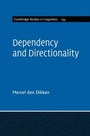 Cover: Dependency and Directionality - Cambridge University Press