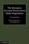 Cover: The European Account Preservation Order Regulation - Cambridge University Press