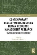 Cover: Contemporary Developments in Green Human Resource Management Research - Routledge