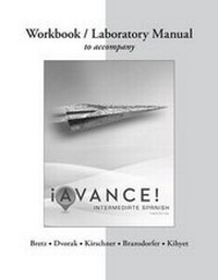 Enlarge image Cover: Workbook/Laboratory Manual for !Avance! - McGraw-Hill Inc.,US