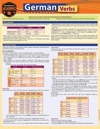 Enlarge image Cover: German Verbs - Quickstudy Reference Guides