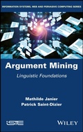 Cover: Argument Mining - Wiley-ISTE