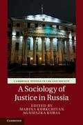 Cover: A Sociology of Justice in Russia - Cambridge University Press