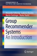 Cover: Group Recommender Systems - Springer