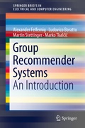 Cover: Group Recommender Systems - Springer