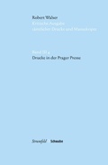 Cover: Drucke in der Prager Presse - Schwabe Verlagsgruppe AG Schwabe Verlag