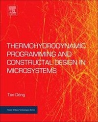 Enlarge image Cover: Thermohydrodynamic Programming and Constructal Design in Microsystems - Elsevier