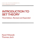Cover: Introduction to Set Theory, Revised and Expanded - CRC Press