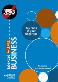 Enlarge image Cover: Need to Know: Edexcel A-level Business - Hodder Education