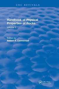 Enlarge image Cover: Handbook of Physical Properties of Rocks (1982) - CRC Press