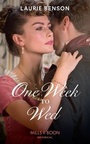Cover: One Week To Wed - Mills & Boon